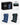 UREVO Wireless Recovery Massager product set, including blue compression boots for muscle recovery and a black carrying bag