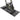 UREVO exercise mat under a stationary bike, black mat, non-slip and floor protection