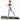 Woman using UREVO SpaceWalk 2S Lite Walking Pad, a compact walking treadmill for home workouts. Gray leggings and sports bra.