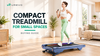 UREVO CyberPad for Home compact treadmill for small spaces