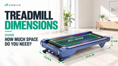 UREVO CyberPad treadmill dimensions guide