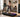 Woman walks on a folding treadmill in a small apartment.