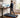 Dad using UREVO under desk walking pad while working from home