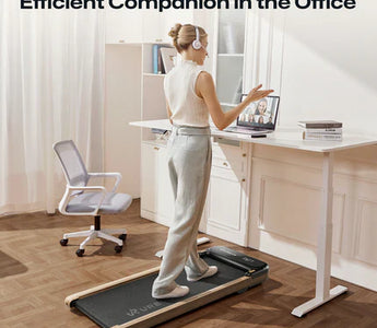 UREVO Treadmill with a powerful yet silent motor, operating at less than 45dB for quiet workouts.