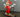 A fit lady walking on a Urevo walking pad