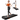 UREVO SpaceWalk E4 walking pad, woman working and exercising at home, with digital display, black and orange.
