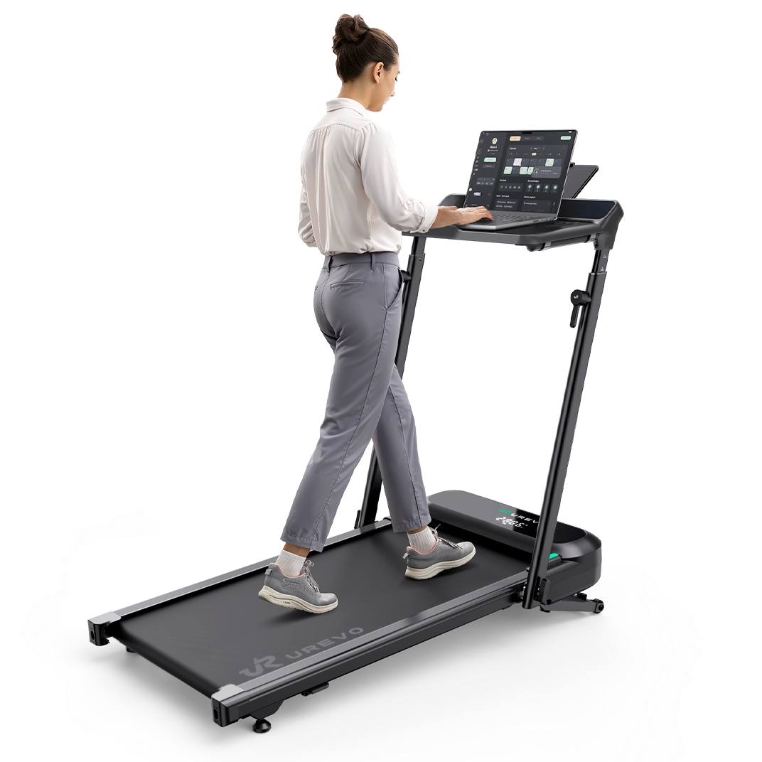 UREVO FoldiMix 5L Smart Treadmill | Mighty Workstation & Dual UREVO FoldiMix 5L Smart Treadmill | Mighty Workstation & Dual