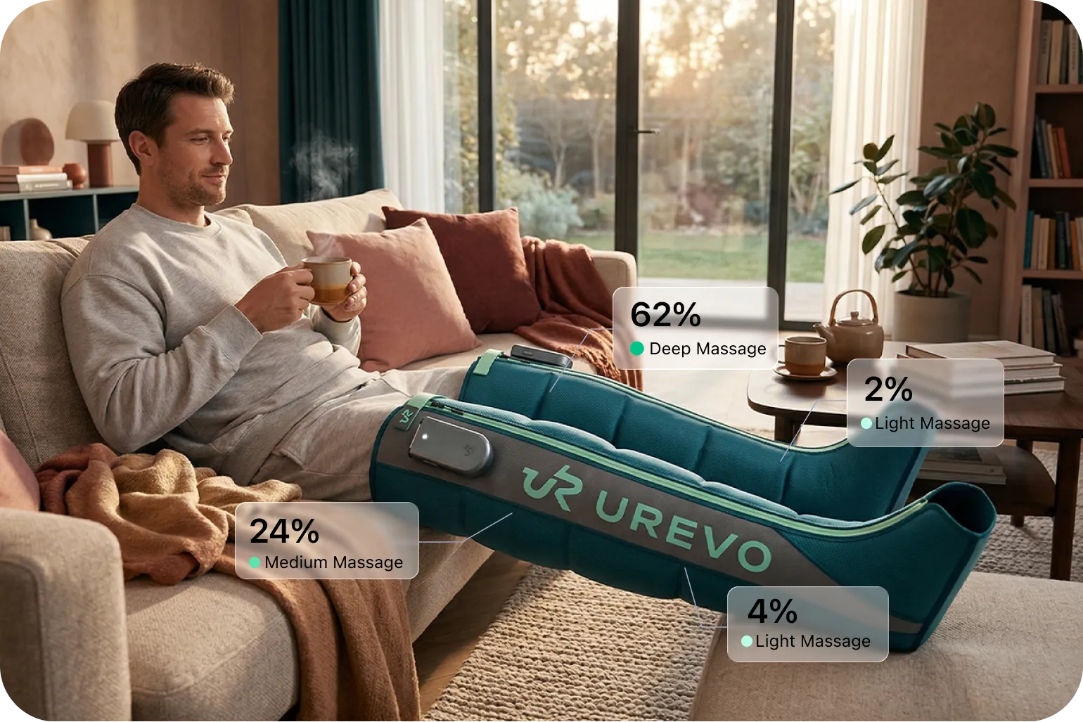 UREVO recovery boots massage