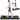 UREVO SpaceWalk E4 walking pad, woman using treadmill desk for fitness and work at home or in office.