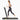 Woman running on UREVO Strol 2E smart treadmill, compact design, for home workout