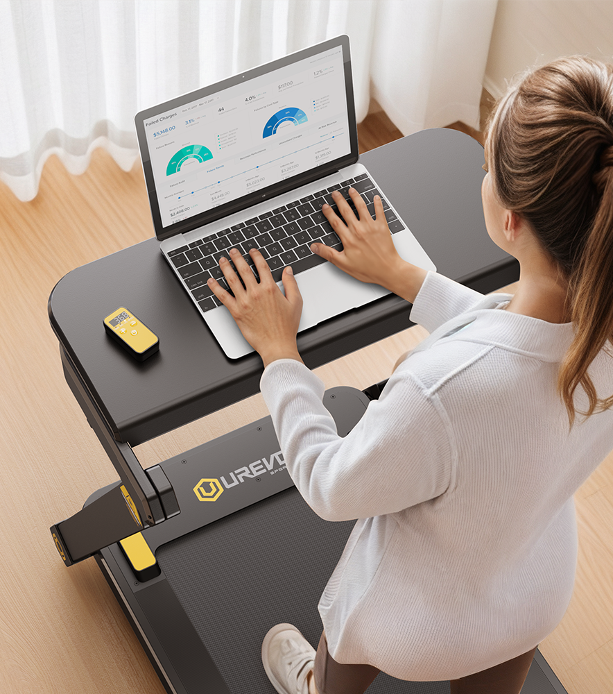 Foldable Treadmill UREVO 3 in 1 Stable Comfortable Efficient Urevo