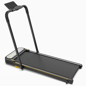 UREVO Strol 2E Smart Treadmill - Black and Yellow Under Desk Treadmill