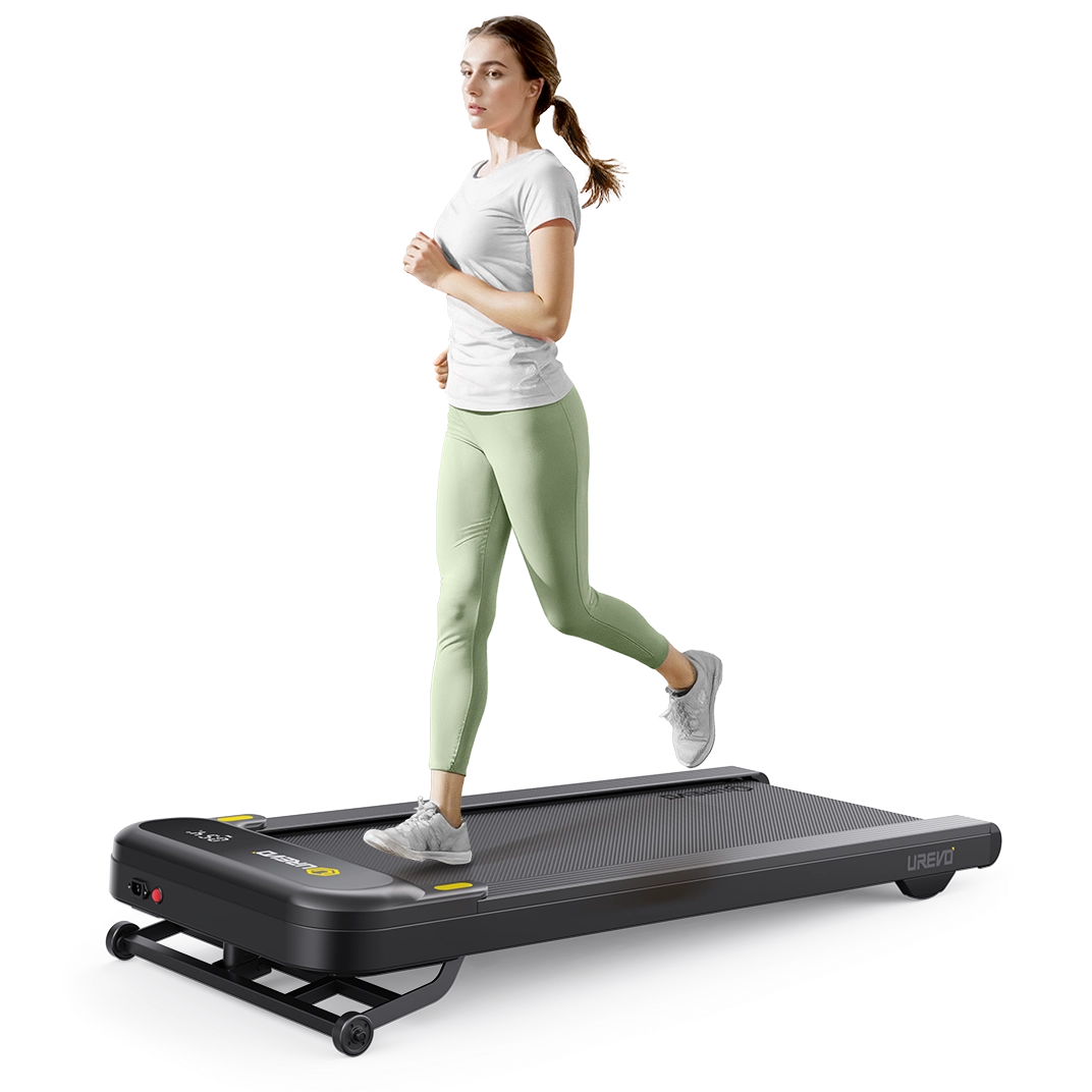 UREVO UREVO Spacewalk 2 walking pad - 4 mph max speed, 45 dB quiet operation, 250 lbs capacity - Perfect for home office and under desk use