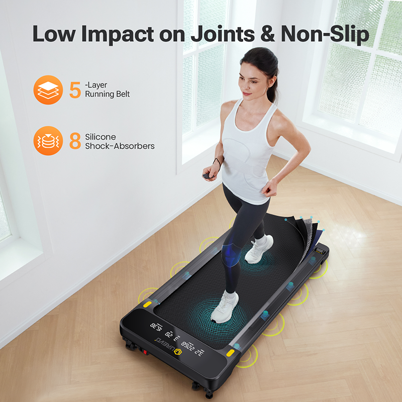 Urevo Spacewalk 2 Treadmill Compact with 3 Stage Incline