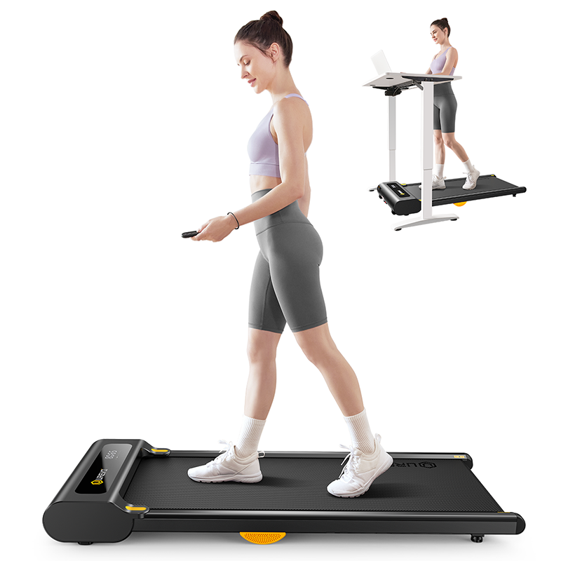 UREVO Spacewalk Lite treadmill, ideal for walking and working simultaneously.