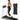 Woman using UREVO Foldi Mini treadmill, black and yellow design, foldable for easy storage, for home exercise.