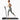 UREVO Strol 1E Treadmill in use by a woman, showcasing its sleek design and functionality.