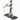 UREVO Strol 1E treadmill in use with standing desk; woman working and running.